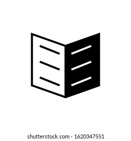 read icon black and white