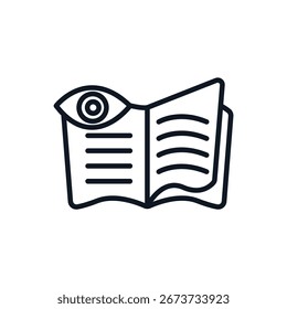 Lea los iconos aislados en el fondo blanco. Diseño de estilo plano