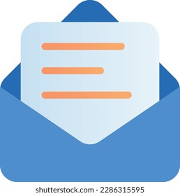 The Read Message icon depicts an open envelope, indicating that a message has been read. It's often used to signal that the user has received and acknowledged a message