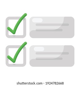 
Read message icon in flat design 