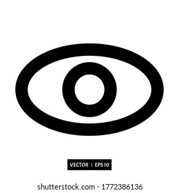 read mode icon simple design illustration vector eye perfect for any project