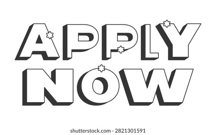 Read more bold black and white 3D text. Access additional written content. Extended information. Article preview. Outlined letters. Fun typography. Blocky type with star accents. Montserrat font used