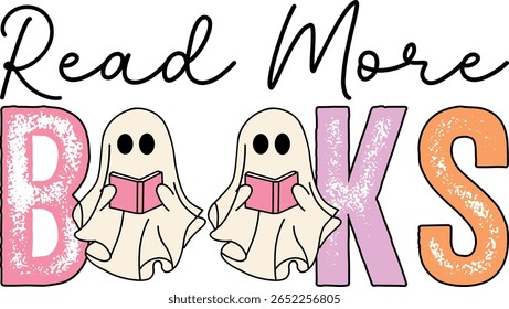 Read More Books, Halloween Design