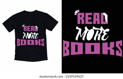 Read More Books T-shirt design