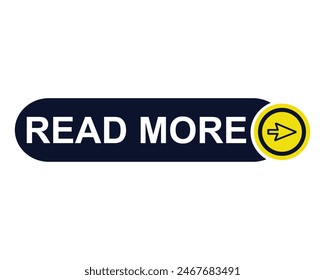 read more button isolated on a white background