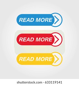 Read more button vector