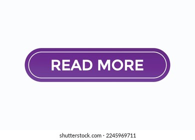 read more button vectors.sign label speech bubble read more
