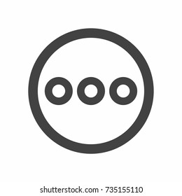 Read more icon flat style vector illustration