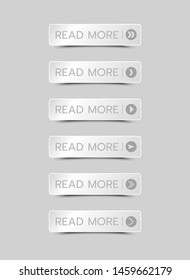 Read more icon vector design for website, label, banner, sticker, design template, icon and logo.