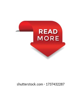 Read more icon vector illustration