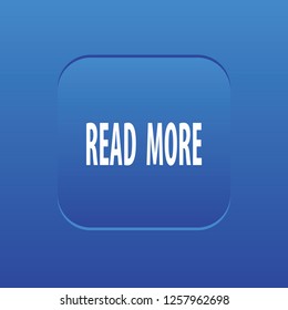 Read more vector button, web design element