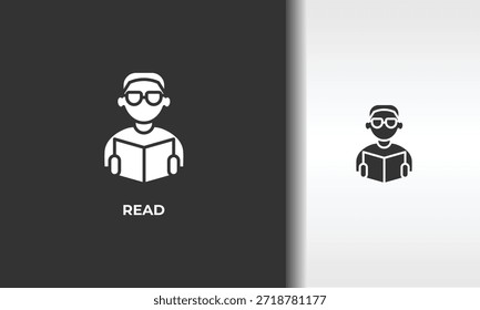 Read Vector, Icon Or Logo Sign Isolated Symbol Illustration