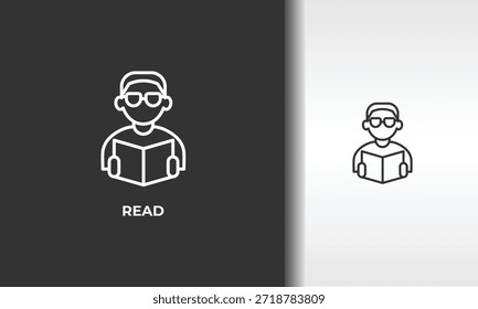 Read Vector, Icon Or Logo Sign Isolated Symbol Illustration