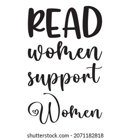 read women support women quote letter