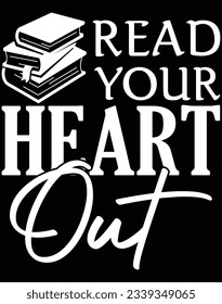 Read your heart out EPS file for cutting machine. You can edit and print this vector art with EPS editor.