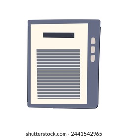 reader e-reader cartoon. digital ebook, library tablet, school literature reader e-reader sign. isolated symbol vector illustration