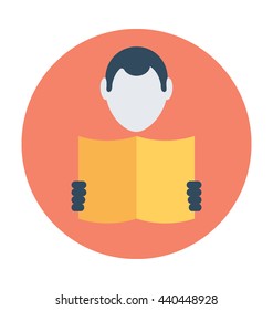 Reader Vector Icon