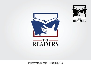 The Reader Vector Logo Template. An excellent logo for Book Publishing company, support writers  make their dream come true by helping them to realize the book into market. 