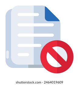 A readily available icon of ban file