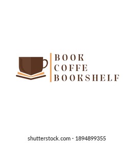 
reading a book with coffee beside the library
