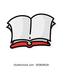 reading book color doodle