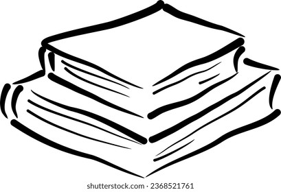 Reading book, Drawing Book Sketch