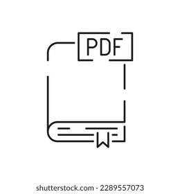 Reading book education Audio book line or outline web icon - Office supplies