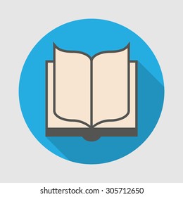 Reading book icon