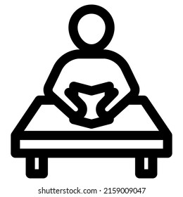 reading book icon design, vector illustration, best used for presentations