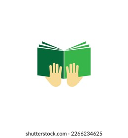 Reading Book icon logo free vector