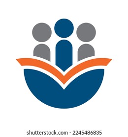 reading book logo template 2