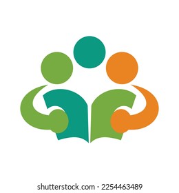 reading book logo template 5