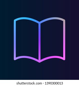 reading, book nolan icon. Simple thin line, outline vector of web icons for UI and UX, website or mobile application