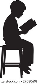  Reading the book Session Silhouette

