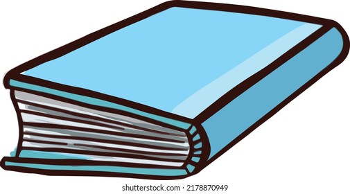Leer libro, libro de texto, gráfico de colores de notas vectorial