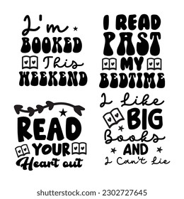 Reading Book T-Shirt Design Bundle