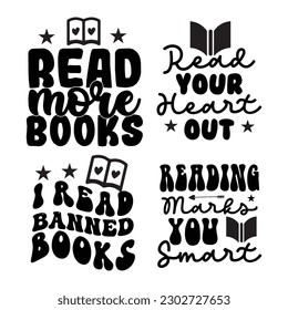 Reading Book T-Shirt Design Bundle