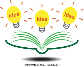 Reading a book which create idea