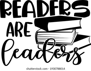 Reading books lettering. Interesting and cool lettering. Books illustration vector