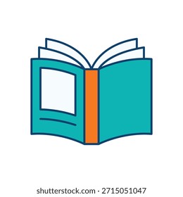 Icono de comprensión de lectura Vector ilustración de stock