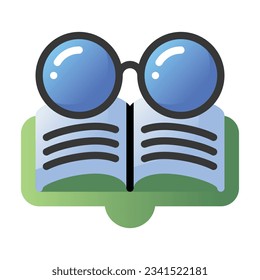 Reading flat icon. Perfect for graphic design, mobile, UI, and web masterpieces