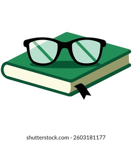 Reading glasses icon isolated vector illustration on white background