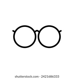 plantilla de vector de símbolo de icono de gafas de lectura