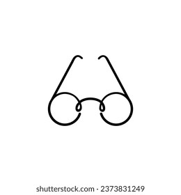 Reading Glasses Line Style Icon Design