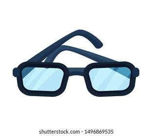 Reading Glasses. Vector illustration on a white background.