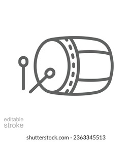 Reading the holy quran icon. Muslim book. Recite Al Quran Moslem Logo. Islamic muslim religion for ramadan. Simple outline style. editable stroke vector illustration design on white background. EPS 10
