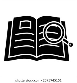 Reading Icon Element For Design