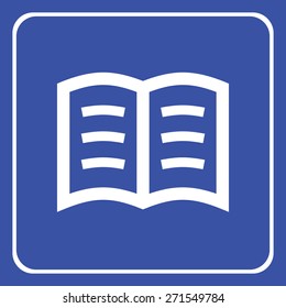 Reading icon great for any use. Vector EPS10.
