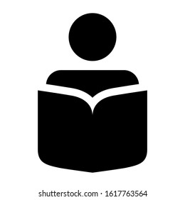 reading icon isolated sign symbol vector illustration - high quality black style vector icons
