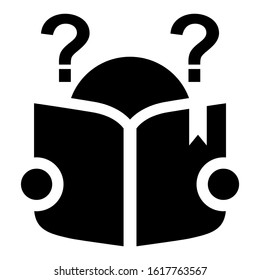 reading icon isolated sign symbol vector illustration - high quality black style vector icons
